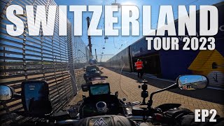 Switzerland Motorcycle Tour 2023  EP2 Boarding The Eurotunnel Train [upl. by Selie]