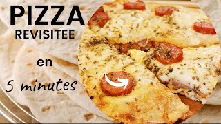 RECETTE DE PIZZA EN 5minutes [upl. by Nnodnarb]