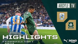 Huddersfield Town v Plymouth Argyle highlights [upl. by Sseb952]