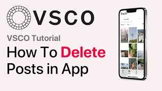 How to Remove  Delete Post in VSCO App 2024  Delete Posts in VSCO [upl. by Aivatnuhs]