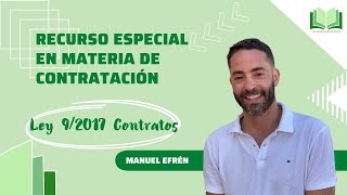 Sobre el recurso especial en materia de contratación [upl. by Mannes]