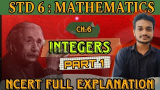 ll Std 6 maths ch 6 Integers English medium Full explanation ll ncert maths std6th [upl. by Emina]