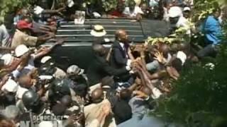 The Historic Return of the Aristide Family to Haiti Democracy Now Special Report Part 1 of 2 [upl. by Relyhcs812]