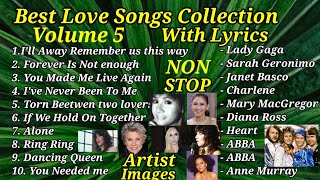 BEST LOVE SONGS COLLECTION WITH LYRICS VOLUME 5 [upl. by Adliwa195]