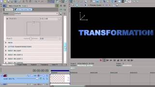 Transformations and Animations using BCC in Sony Vegas Pro 10 [upl. by Ahoufe]