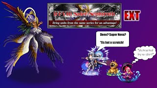 FFBE  How to Survive the Damage of Safer Sephiroth EXT and clear it if you want [upl. by Bivins]