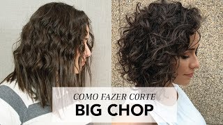 Como Fazer o Corte Big Chop [upl. by Hako916]