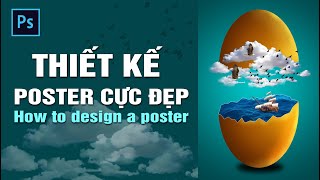 Hướng dẫn chi tiết thiết kế poster trong photoshop  How to design a poster [upl. by Granthem]