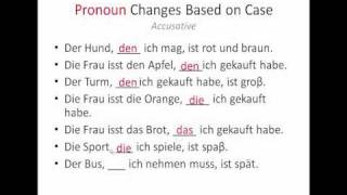 Relative Pronouns in German Part Two [upl. by Allsopp]