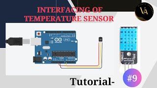 Interfacing of DHT11 Temperature Sensor with Arduino code explained  Vijaya Academy [upl. by Dleifniw]