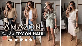 Amazon Fashion Early Fall Haul 2021  Transitional Pieces from Summer to Fall [upl. by Trillby]