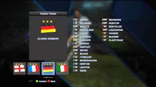 PES2013 Classic Team Lineup [upl. by Nickelsen230]