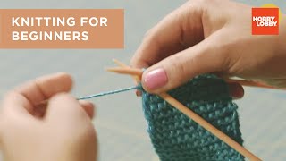 Knitting for Beginners  Hobby Lobby® [upl. by Knut241]