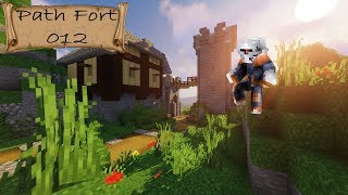 Minecraft Creative  012 Path Fort  Rustic Fantasy [upl. by Gnel934]