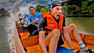 80 PSI of Boost on a Thai Longtail Boat – The Scariest Ride of My Life [upl. by Ecertap578]