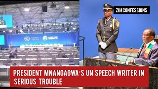 Mnangagwa’s UN Speech Writer In Serious Trouble For Embarrassing The President [upl. by Drais714]