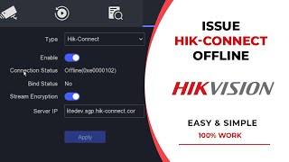 How to Solve Hik Connect Offline Issue  Hikvision [upl. by Illil]