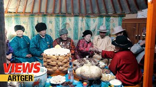 How Mongolian Nomads Celebrate Lunar New Year Tsagaan Sar Full Documentary  Views [upl. by Nnael54]