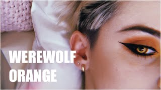 Werewolf Orange  a TTDEYE Inspired Makeup Look [upl. by Naujd]