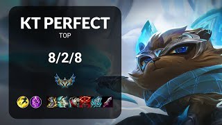 KT PerfecT Kennen vs Gnar TOP  KR CHALLENGER Patch 1417 [upl. by Tristram]