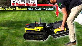 FINALLY a robot mower that has a BUILT IN STRING TRIMMER and cuts high [upl. by Eno]