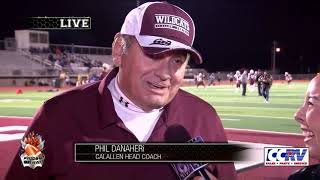 Calallen vs Kerrville Tivy pregame report [upl. by Ynabe]