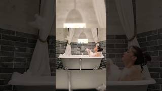 Hever Castle Bath time Wild Rose room Castle hotel reviews hever room bath medieval [upl. by Wailoo191]