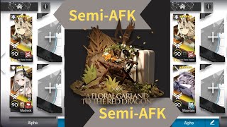 Reed the Flame Shadow Module X  Mission 116 SemiAFK Guide Arknights [upl. by Ilesara]