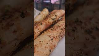 Giannis Pizza Monterey Ca BREAD STICKS amp Maranara [upl. by Lledrev284]