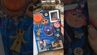 ASMR journal Coraline🔮🐈‍⬛✨🗝️🌑asmr journal journaling coraline journalwithme fyp diy [upl. by Aushoj]