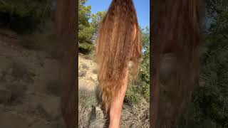 Im playing with my long hair longhair longhairgirl hairplay hair shorts short shortvideo [upl. by Nnyliram]