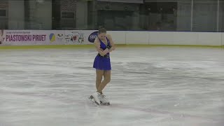 Julija Polniuk – 2024 Polish U23 Figure Skating Championships SP [upl. by Ennayoj]