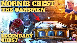 God of War Ragnarok  Nornir Chest The Oarsmen Legendary Sigruns Curse Shores of Nine Midgard [upl. by Ahsenyt]