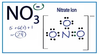 NO3 Lewis Structure How to Draw the Lewis Structure for NO3 [upl. by Adlin]