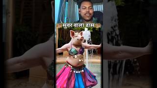 bhojpuri trending song 🎵 Suwar wala dance 😂 trending ytshorts funny [upl. by Ahsiemal75]