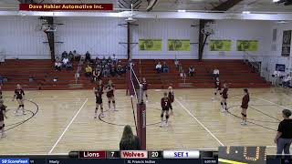 Wilmot Wolves vsLangford Area VB 10724 [upl. by Nysilla]