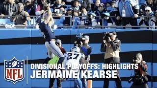 Jermaine Kearse Highlights Divisional Playoffs  Seahawks vs Panthers  NFL [upl. by Akimrej]