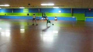 Chelsea and Randy Jamskating at Skatetown Knoxville [upl. by Bough793]