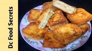 Chicken Bread Sandwich Recipe By Dc Food Secrets  Tea Time Snacks Recipe [upl. by Tedi]