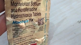 Montair Fx Tablet Uses  Montelukast Sodium amp Fexofenadine Hydrochloride Tablet [upl. by Chloe]