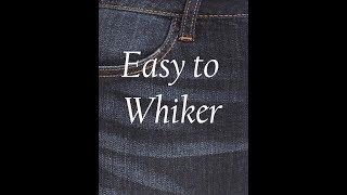 How to easy Denim jeans whisker [upl. by Meeka361]