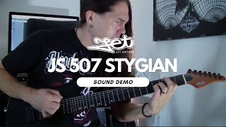 JET GUITARS JS507 Stygian guitar demo [upl. by Sergias798]