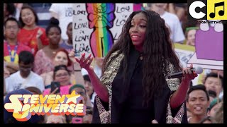 Steven Universe  Stronger Than You  Estelle Performs LIVE MUSIC VIDEO  Cartoon Network [upl. by Suk535]