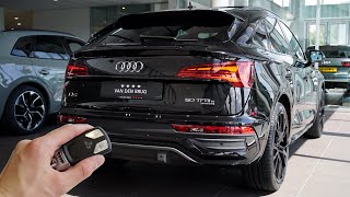 2021 Audi Q5 Sportback 50 TFSI e 299hp  Sound amp Visual Review [upl. by Schroder]