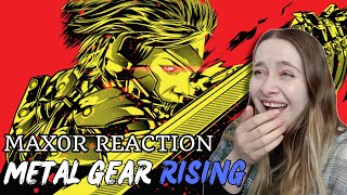 THE MEME IS TOO STRONG  An Incorrect Summary of Metal Gear Rising  Part 1  MAX0R REACTION [upl. by Norraj667]