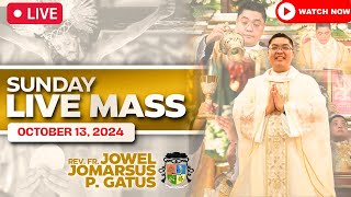 SUNDAY FILIPINO LIVE MASS TODAY ONLINE II OCTOBER 13 2024 II FR JOWEL JOMARSUS GATUS [upl. by Eissim]