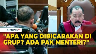 Hakim Cecar Saksi Mahkota Kasus Korupsi BTS Johnny G Plate [upl. by Reltuc]