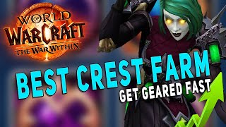 INSANE CREST FARM  Get Geared FAST  Addons amp More  The War Within [upl. by Rehpotsirhc565]