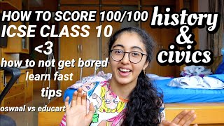 23 How to score 100100 in ICSE Class 10 History amp Civics [upl. by Zerelda]