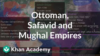 Ottoman Safavid and Mughal Empires  World History  Khan Academy [upl. by Rockafellow]